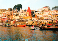 Varanasi Ghat, el turismo de la India